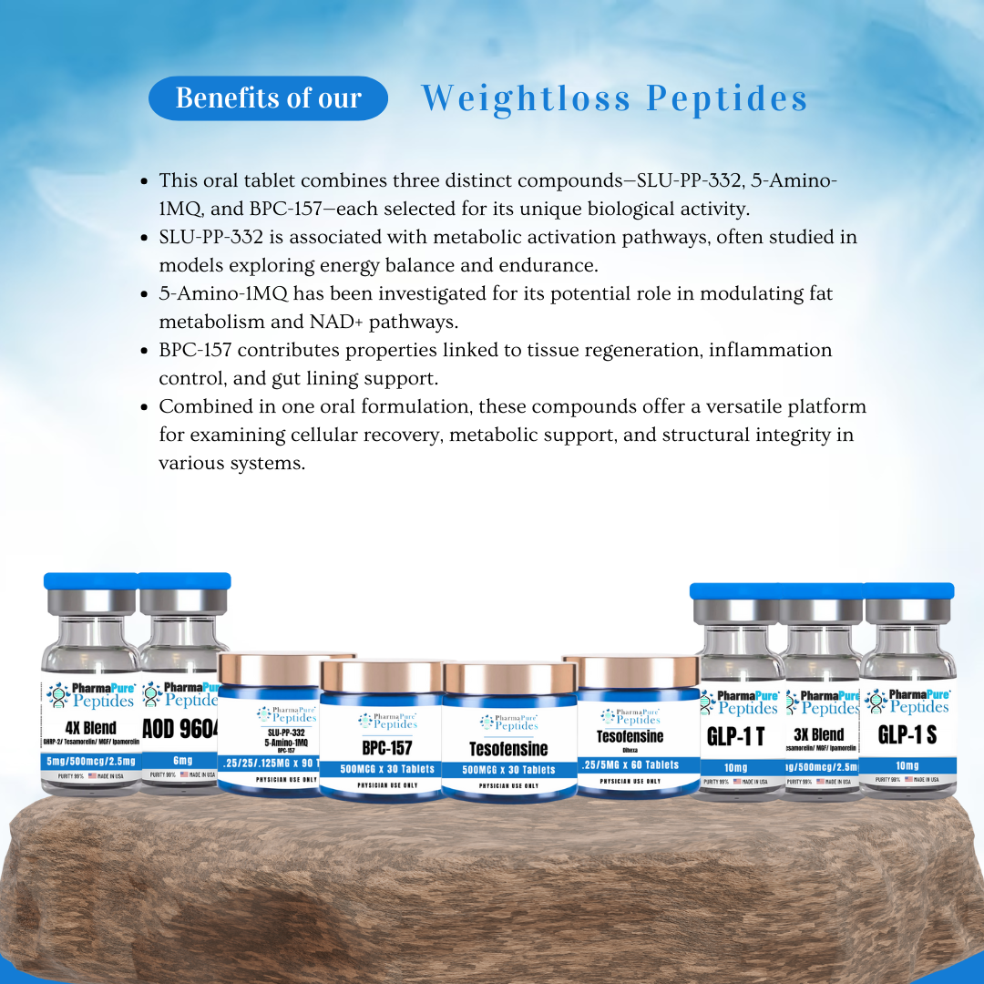 Weightloss Peptides 2 vials