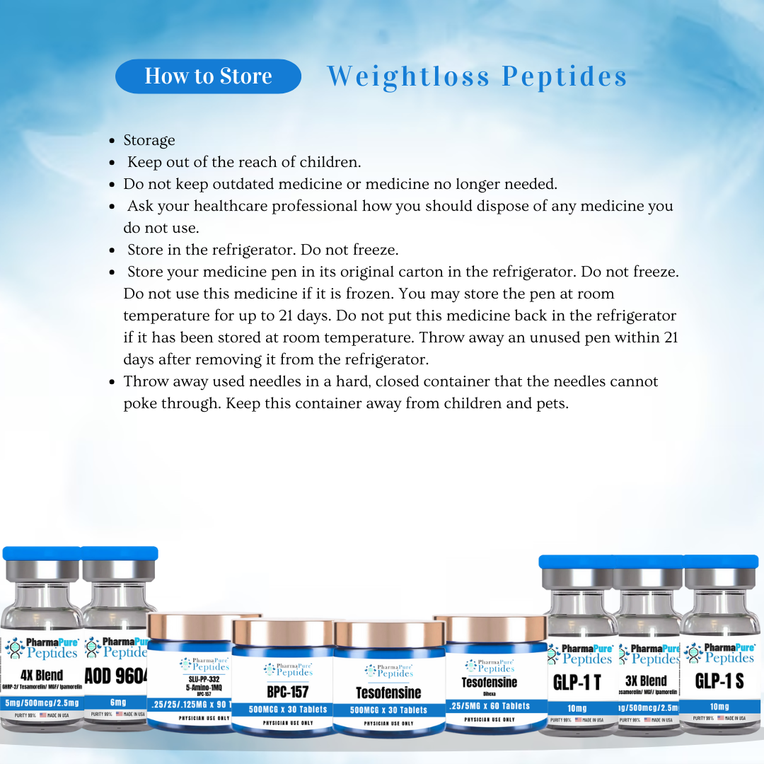 Weightloss Peptides 2 vials