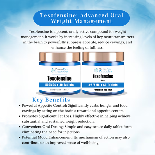 Tesofensine – Advanced Peptide for Weight Management & Fat Loss