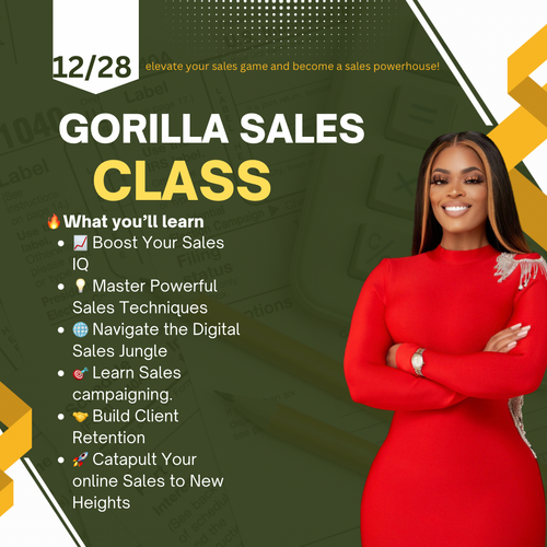 Gorilla SALES CLASS