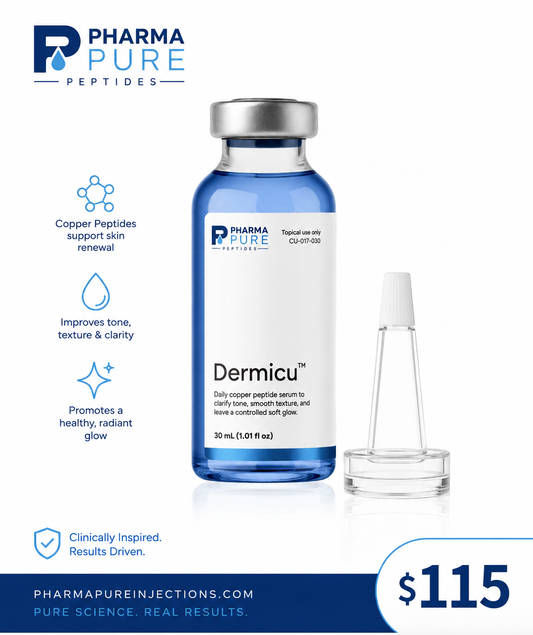 A daily copper peptide serum to clarify the look of uneven tone and refine visible texture while keeping the surface calm, hydrated, and balanced. combines GHK‑Cu (Copper Tripeptide‑1) with niacinamide, panthenol, and a multi‑humectant matrix for