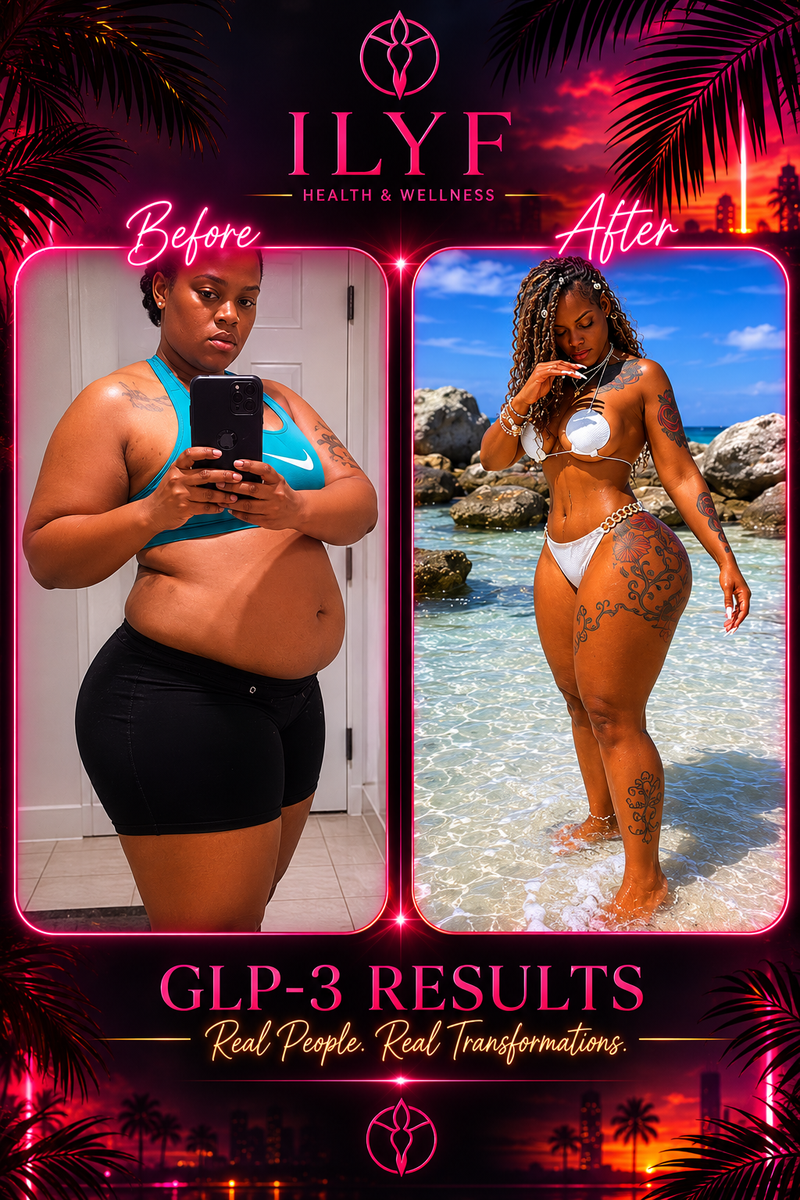 Customer before and after transformation